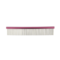 Groomers Combination Comb 25cm Pink